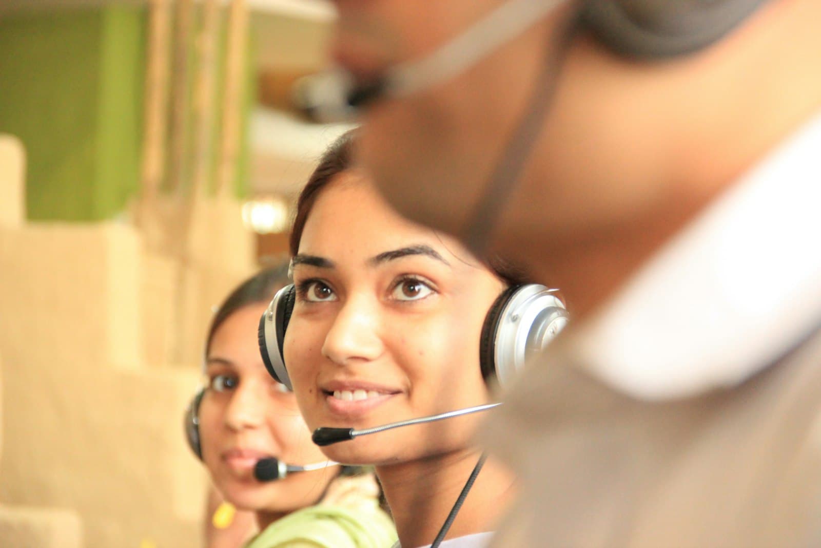 Support team members on a call